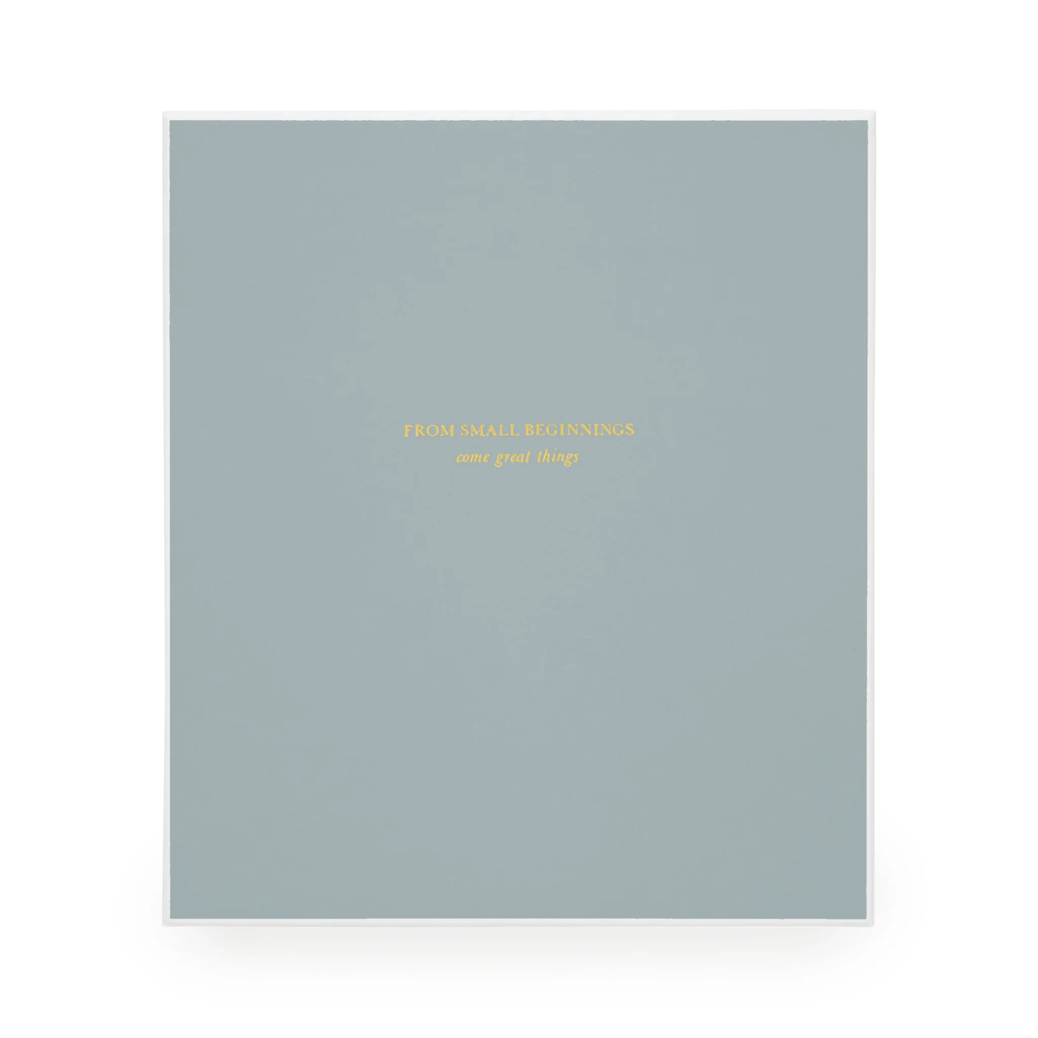Blue Gingham Sugar Paper x Maisonette Baby Book - Image 4
