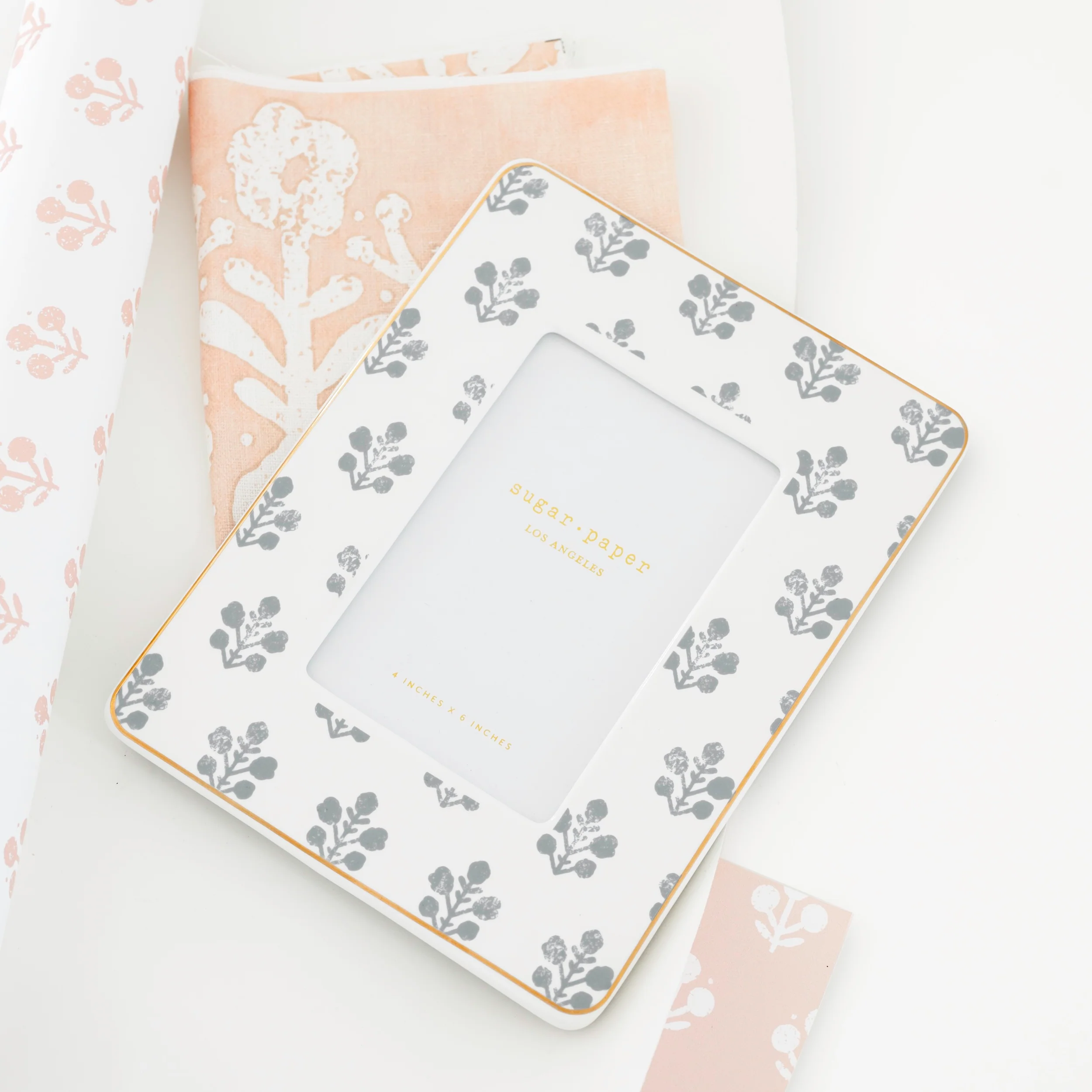 Slate Floral Frame - Image 4