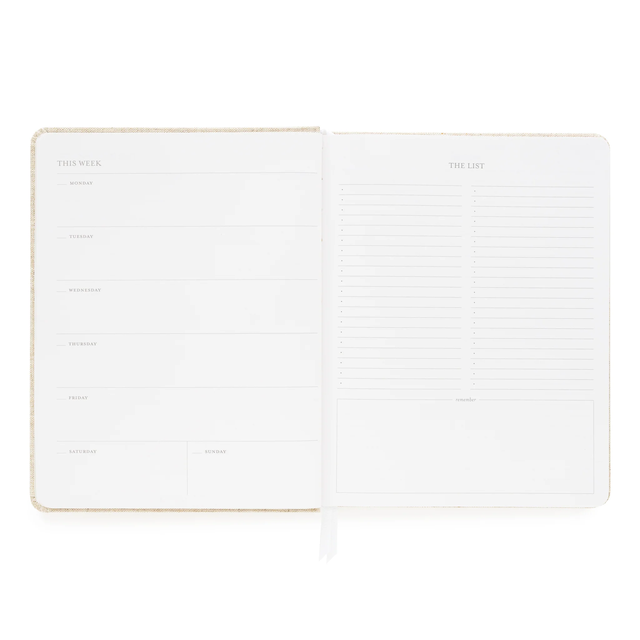 Flax Undated Weekly Planner - Image 5