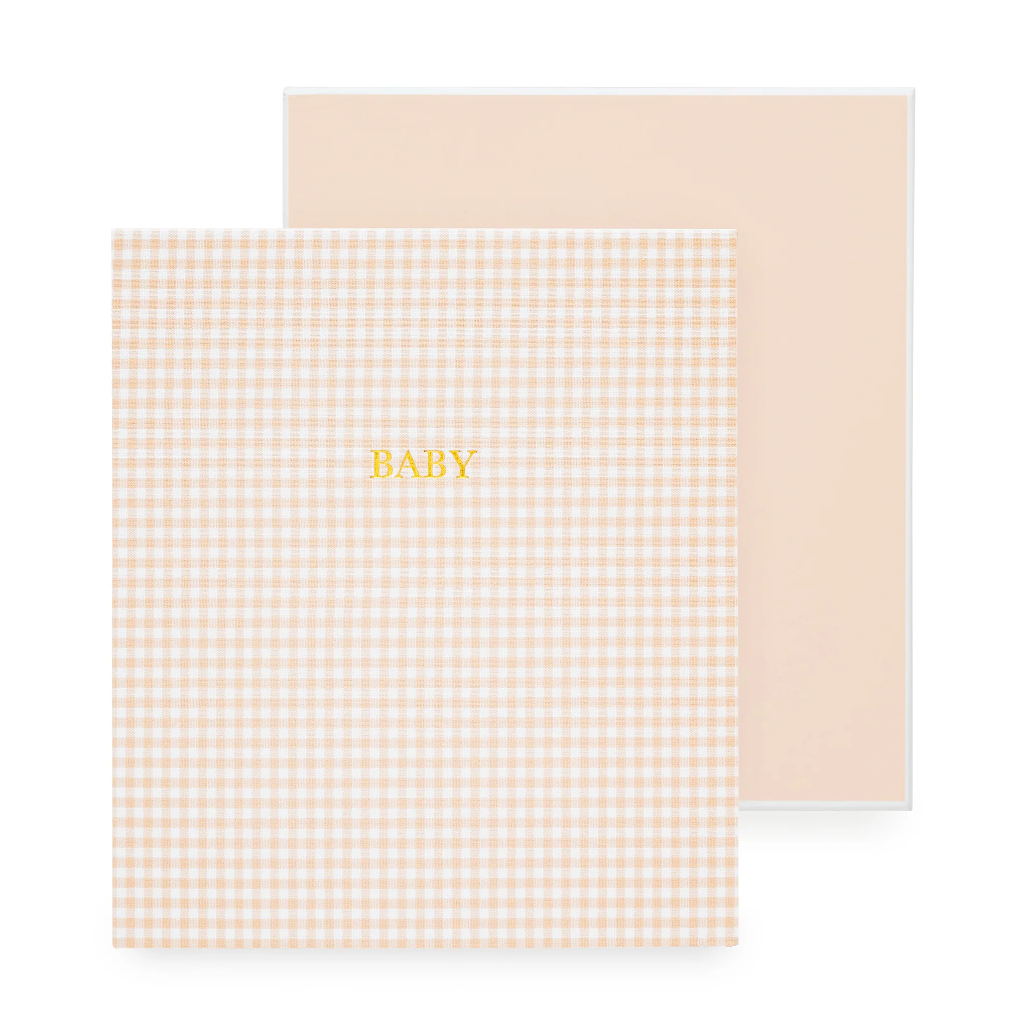 Pink Gingham Sugar Paper x Maisonette Baby Book - Image 3