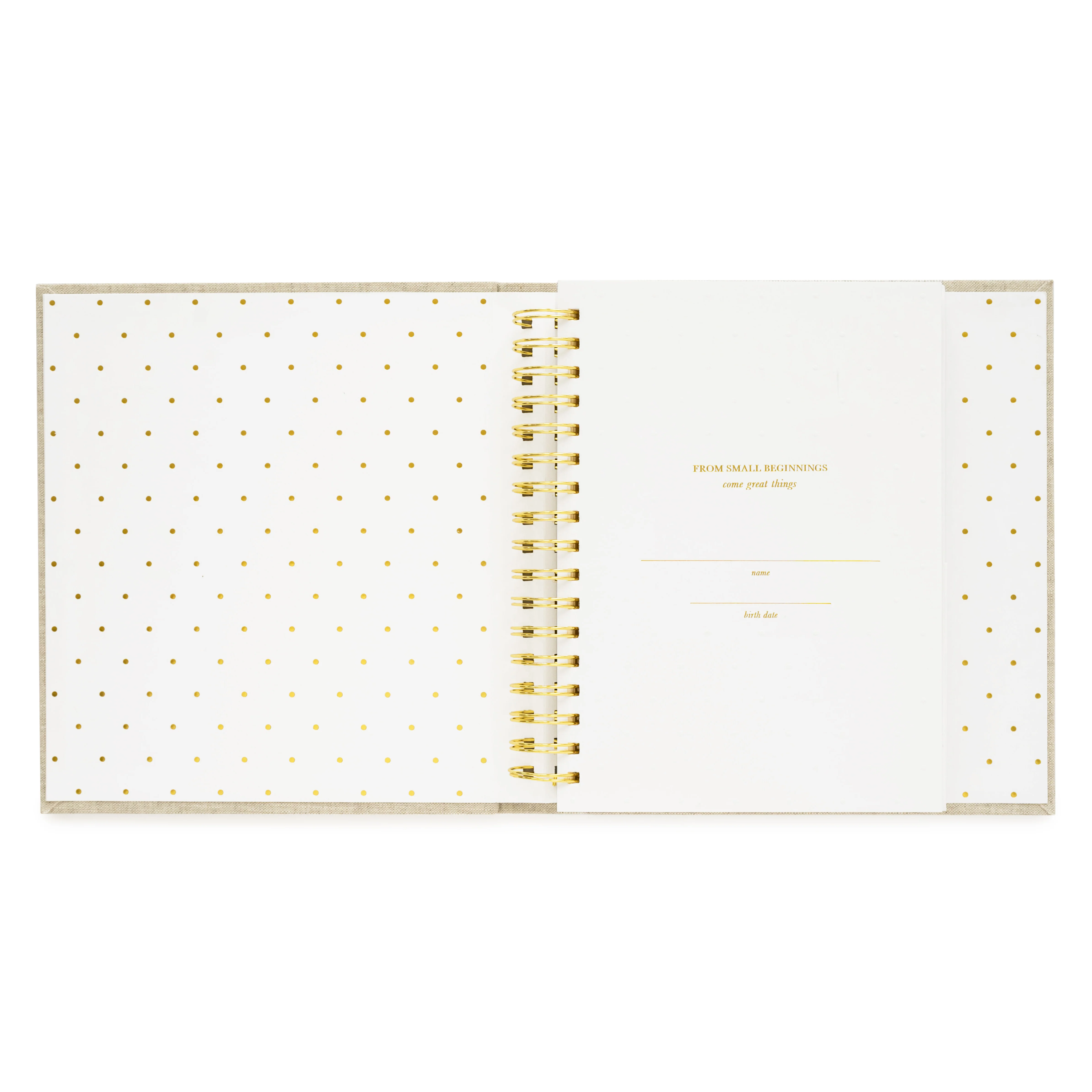 Blue Gingham Sugar Paper x Maisonette Baby Book - Image 5