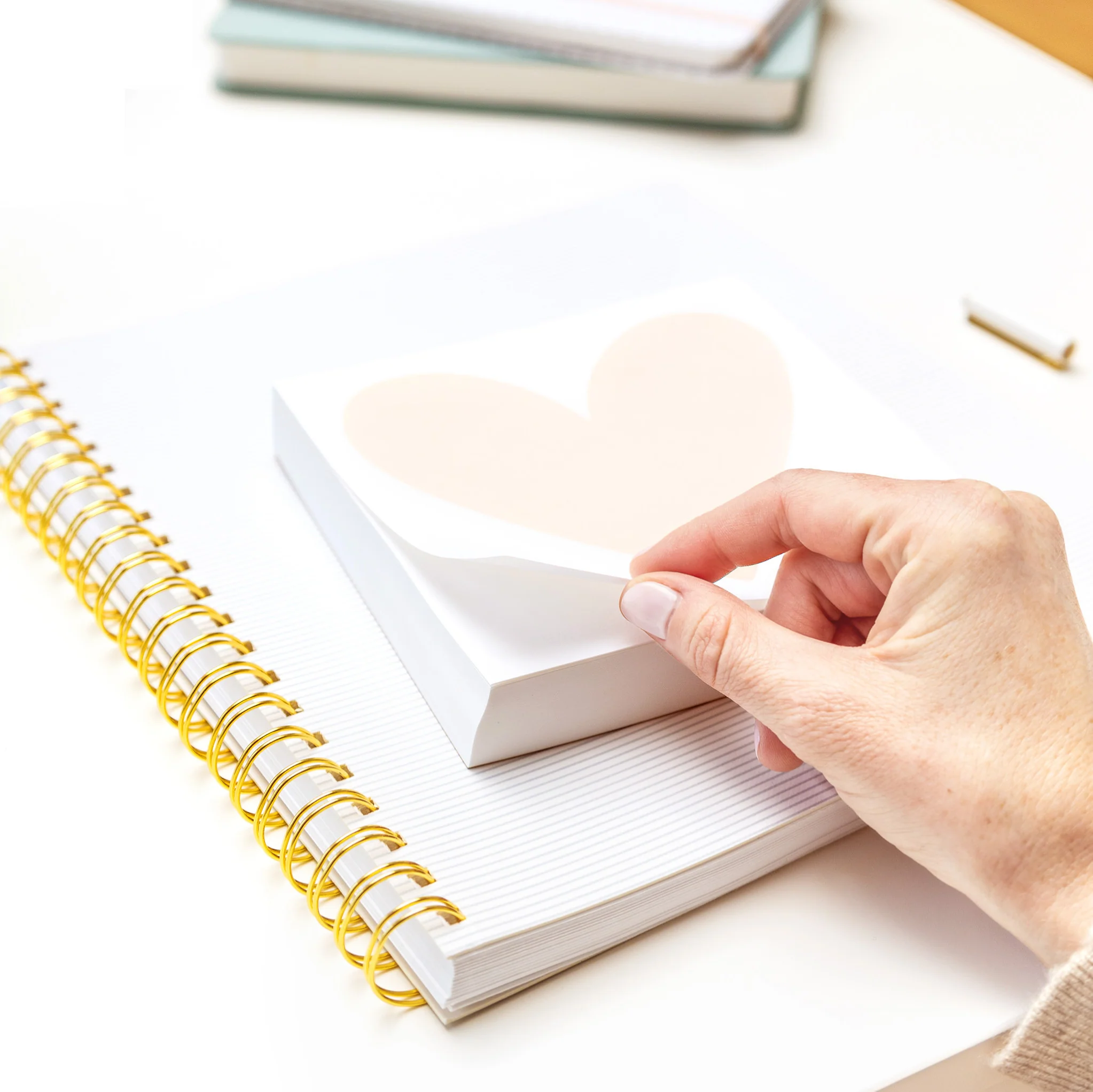 Heart Desk Notepad - Image 3