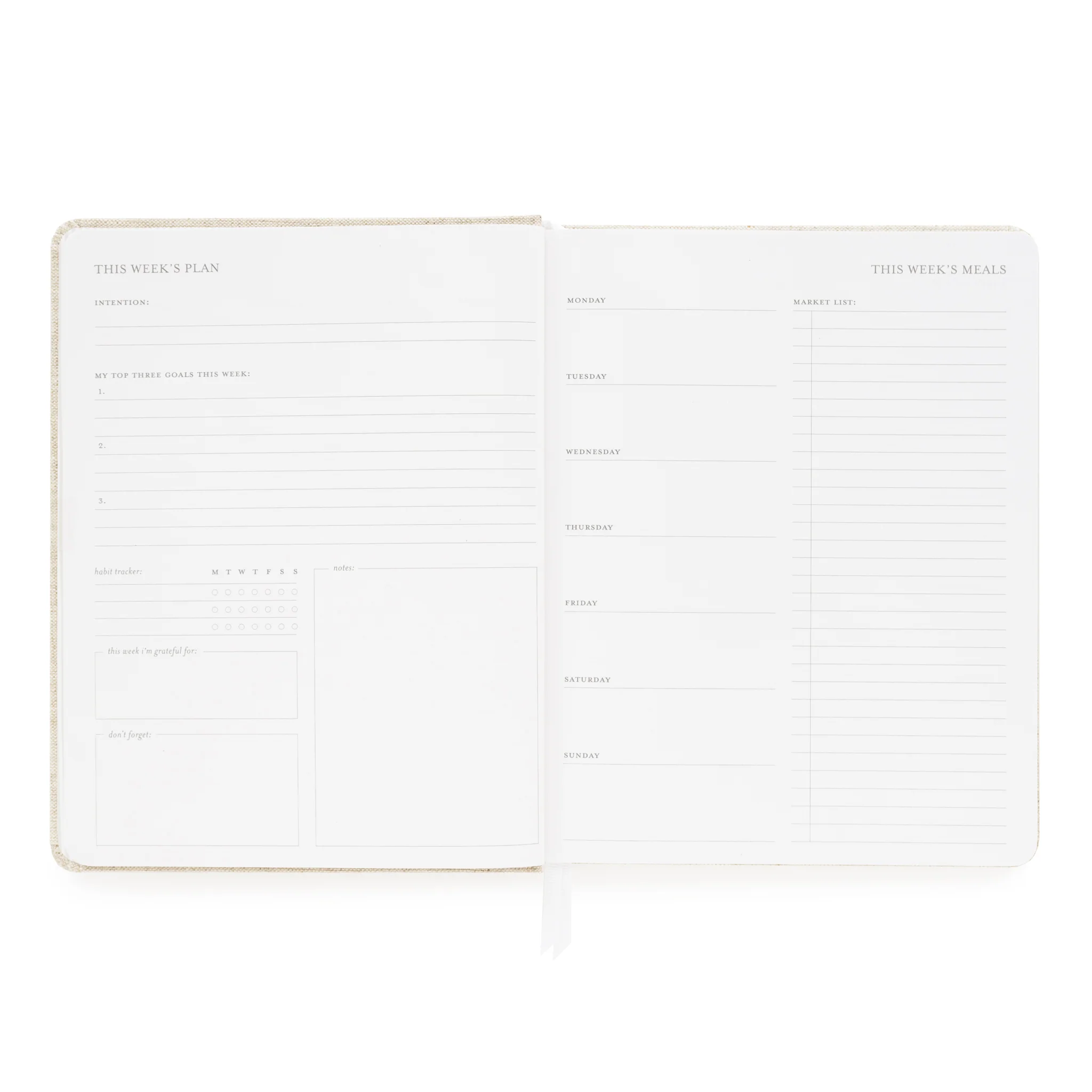 Sage Undated Weekly Planner - Image 5