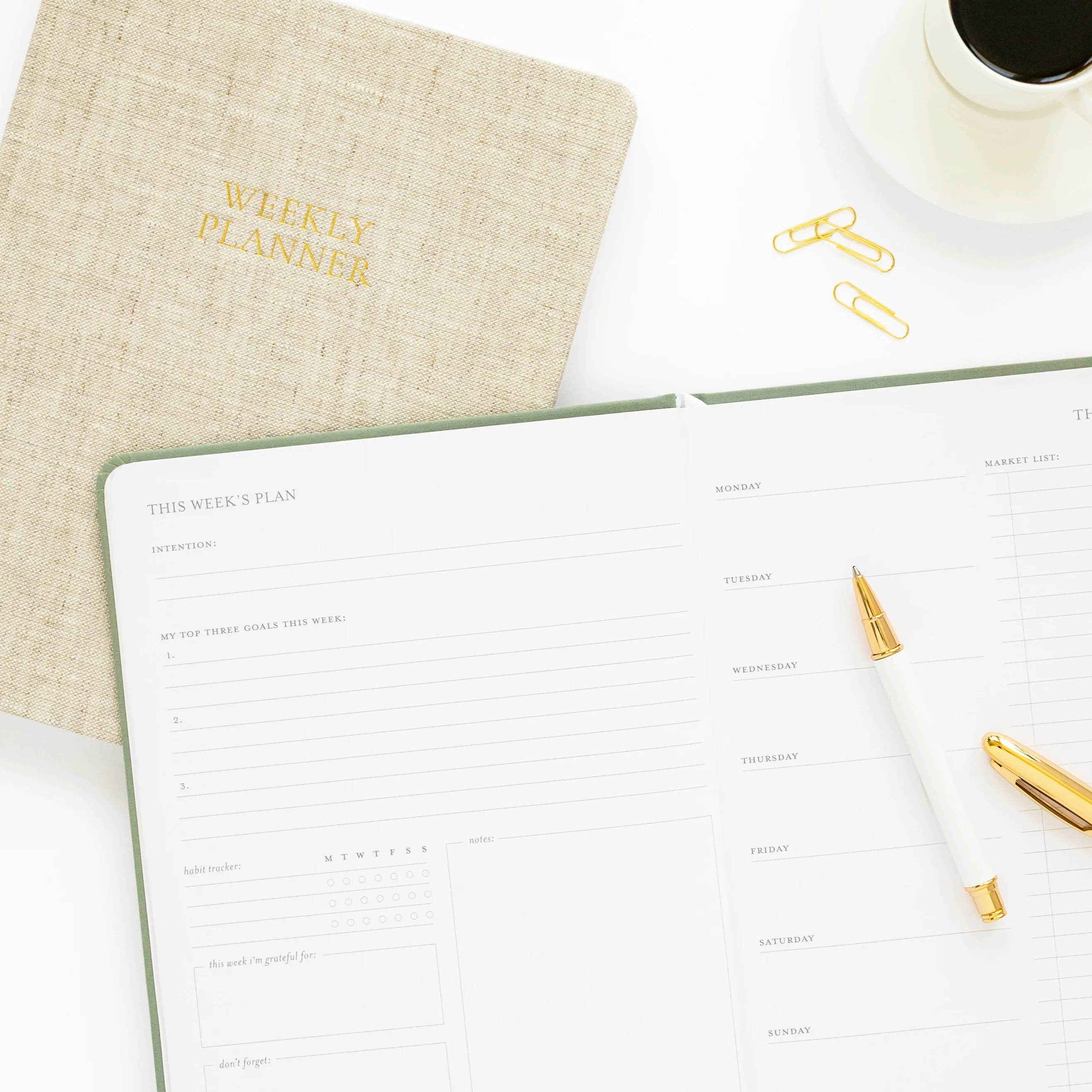 Sage Undated Weekly Planner - Image 9
