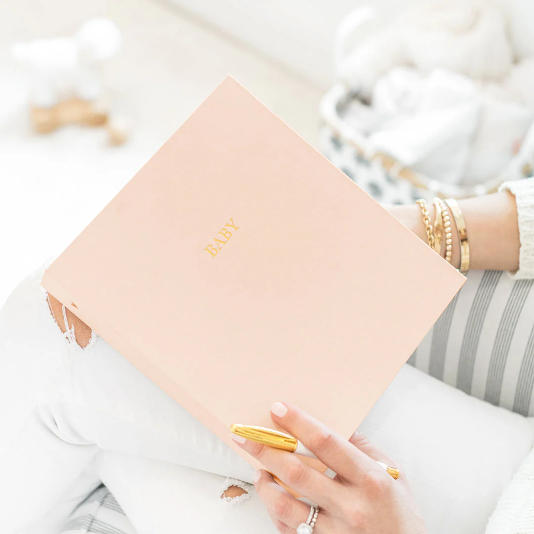 Cream and Black Pindot Baby Book - Image 14