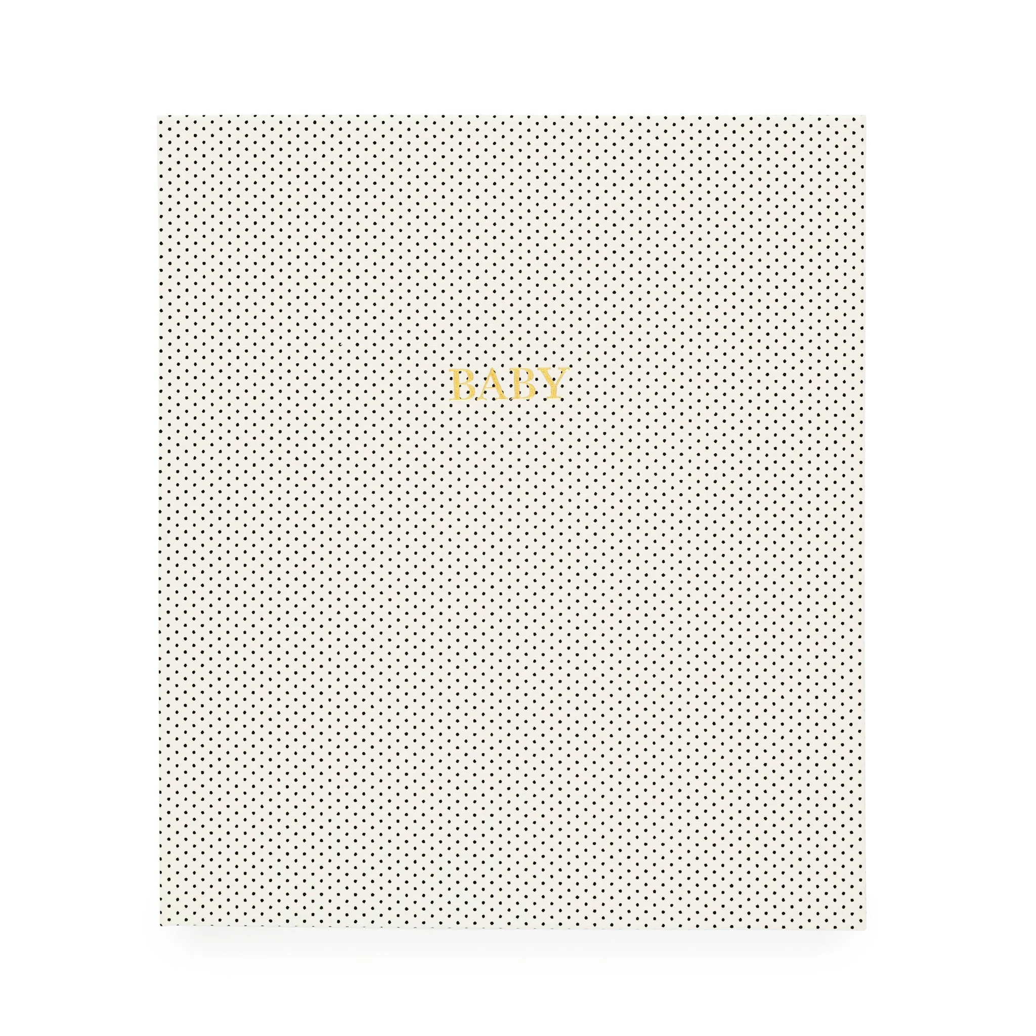 Cream and Black Pindot Baby Book - Image 25